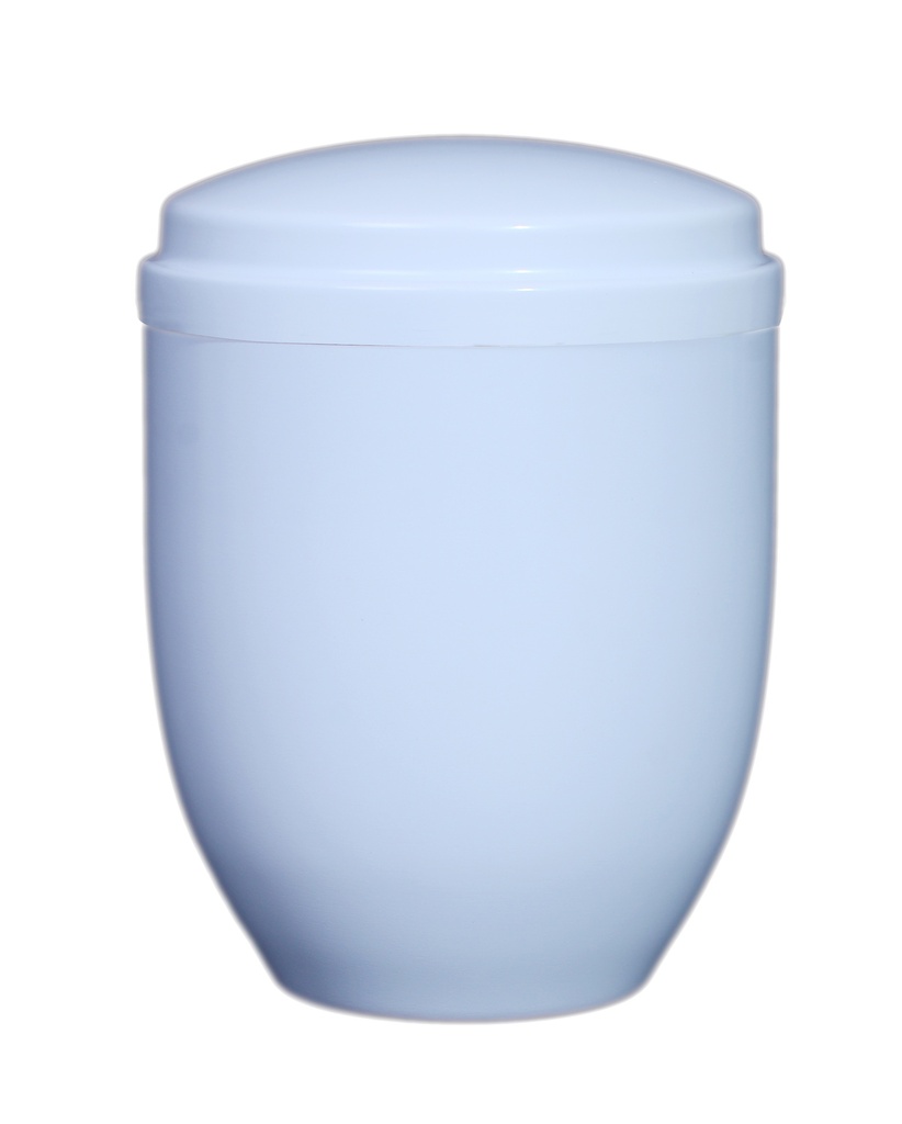Metal White Adult Urn