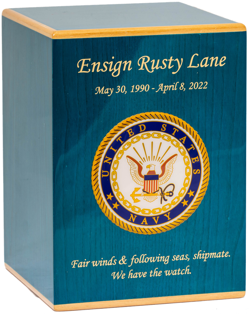 Ocean Blue Adult Urn