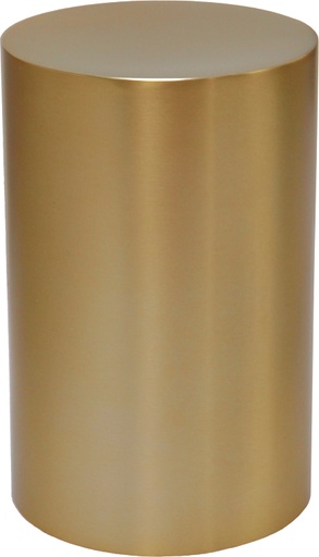 [502 CGT] Stainless Steel Gold Cylinder Adult Urn