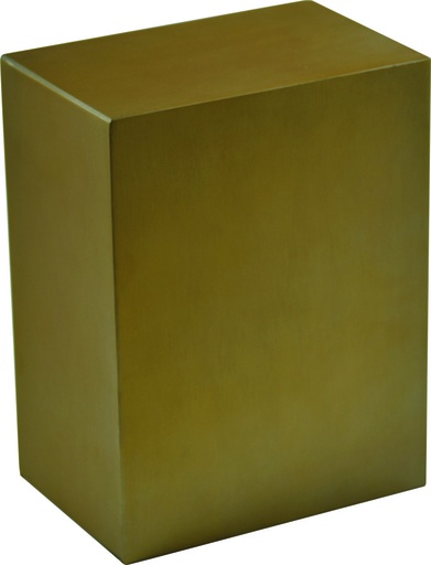 [502 SG] Spartan Gold Cube Urn