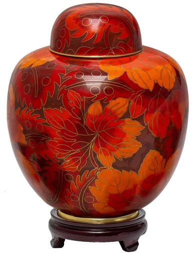 [802 FL] Fall Leaf Adult Urn